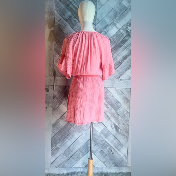 MICHAEL STARS NWOT KATELYN GAUZE DRESS - Picture 4 of 9